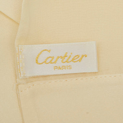 Cartier Logo Panthere Motif Stole In White