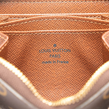 Louis Vuitton Monogram Zippy Coin Purse Case M60067 Brown Pvc Leather