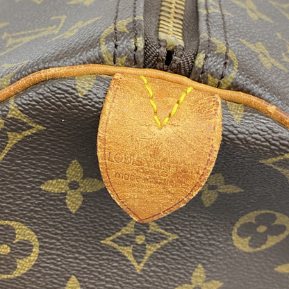 Louis Vuitton Monogram Keepall 55 Boston Bag M41424 Brown