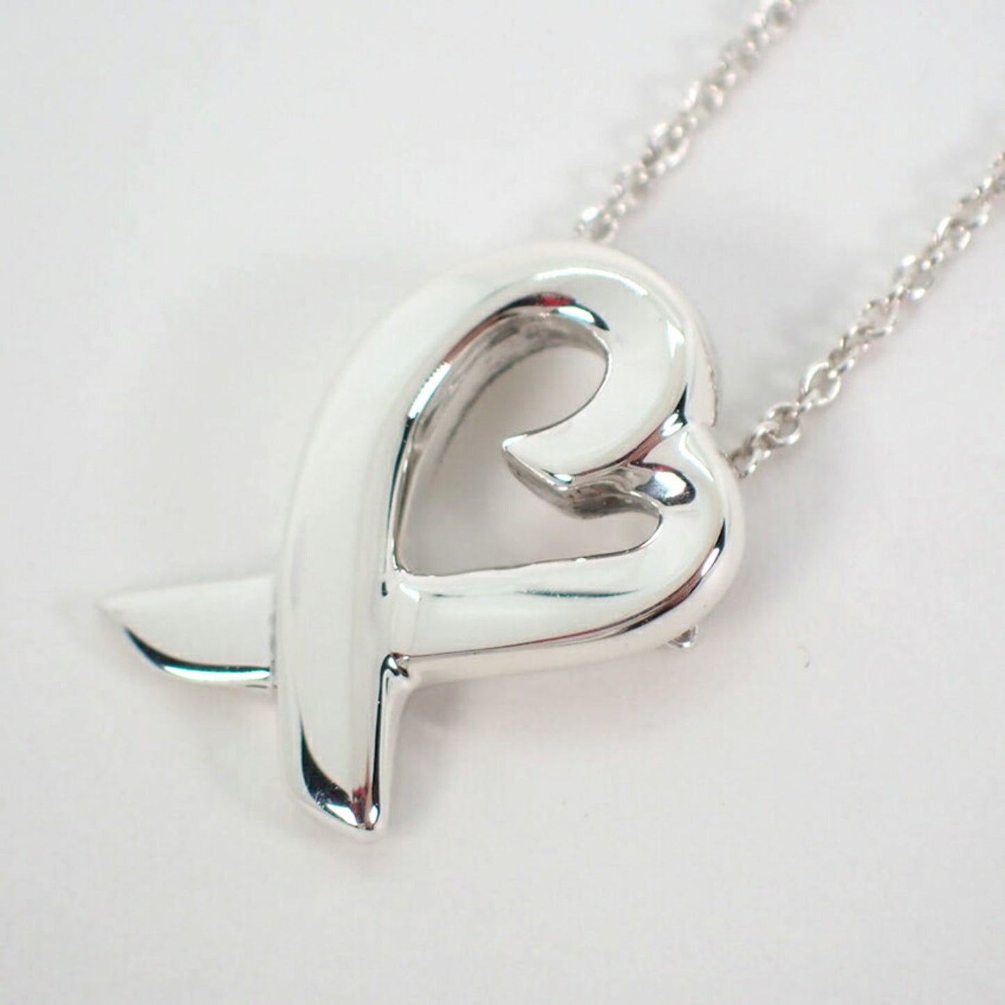 Tiffany 925 Loving Heart Pendant Necklace
