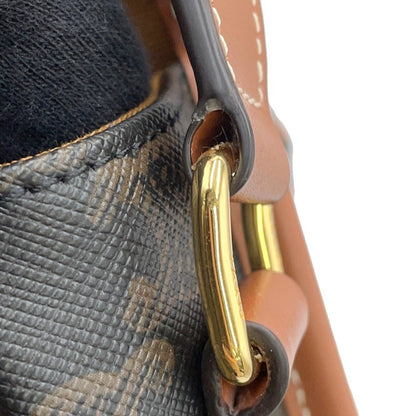 Celine Shoulder Bag Triomphe Falco Medium 191502 Celine Brown