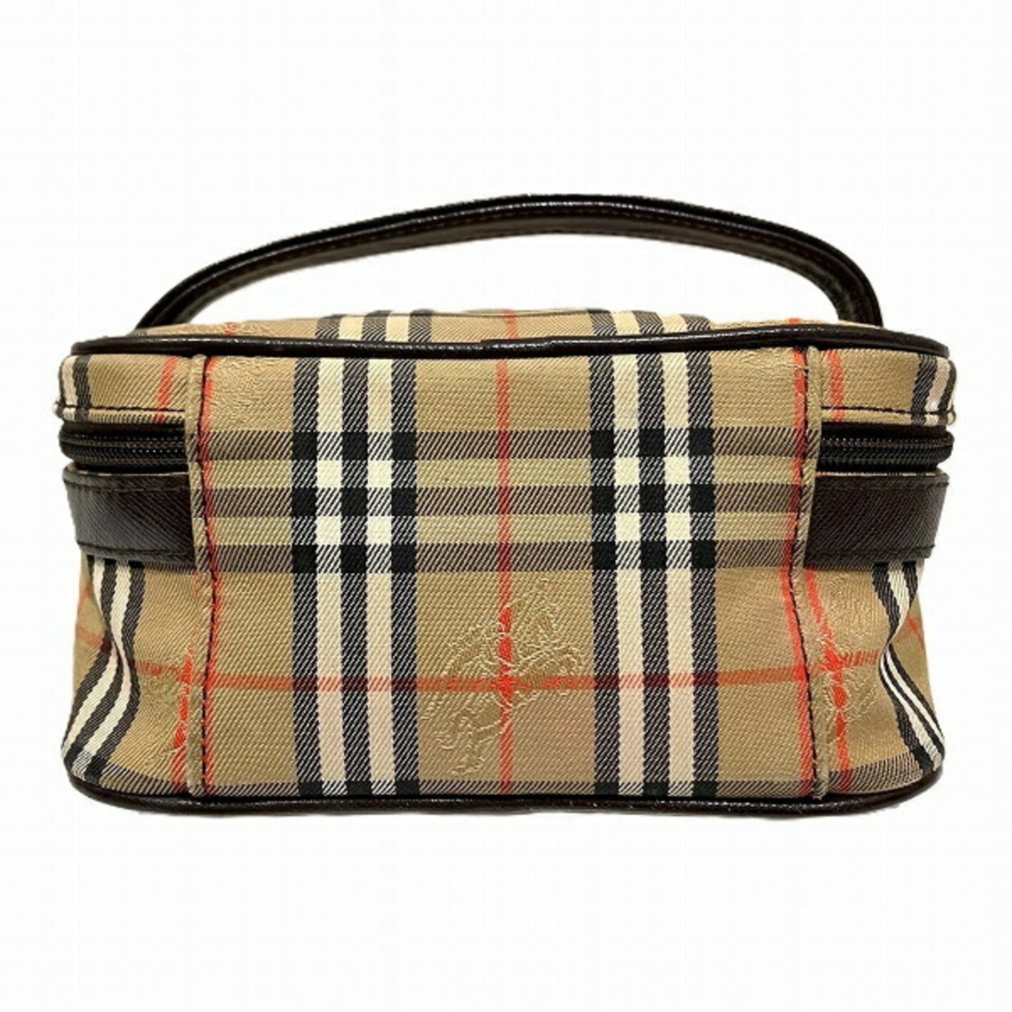 Burberry Nova Check Pouch Vanity Bag Handbag