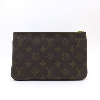 Louis Vuitton Monogram Giant Double Zip Pochette M69203 Reverse Shoulder Bag Pouch