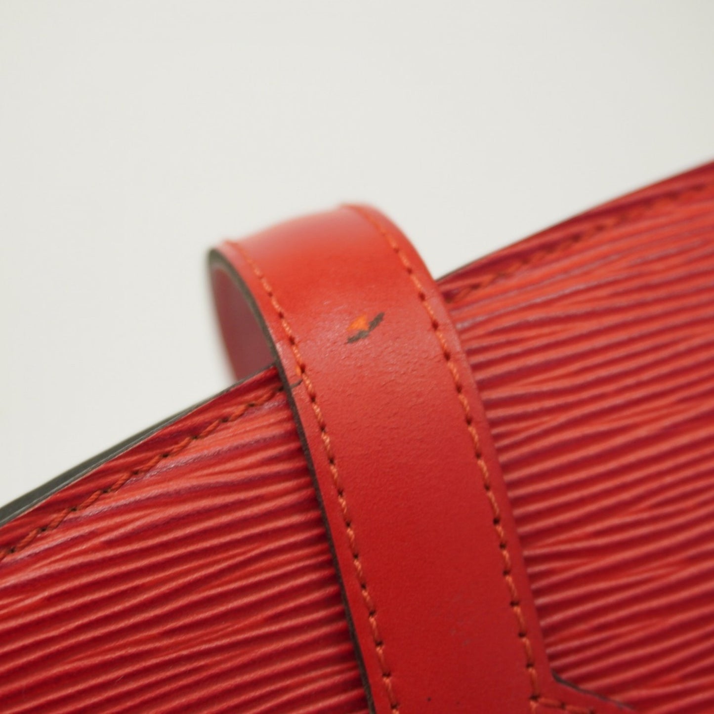 Louis Vuitton Epi Saint-Jacques Shoulder Bag M52267 Castilian Red