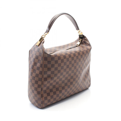Louis Vuitton Louis Vuitton Portobello Gm Damier Ebene Shoulder Bag Coated Canvas Leather