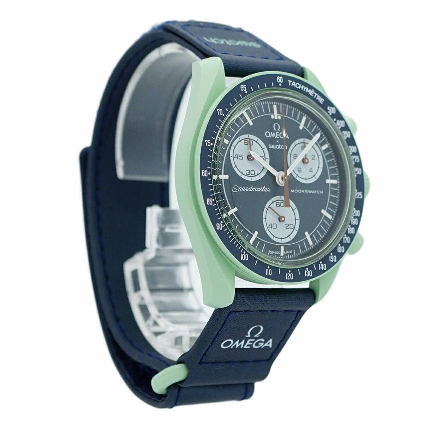 Swatch X Omega Mission On Earth S033G100 Navy Dial