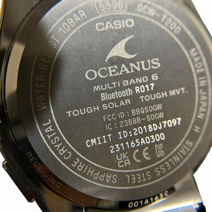 Casio Oceanus Ocw-T200Sb-1Ajf Radio Solar Watch