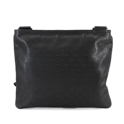 Gucci Gg Imprime Shoulder Bag In Black Pvc