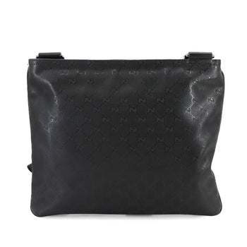 Gucci Gg Imprime Shoulder Bag In Black Pvc