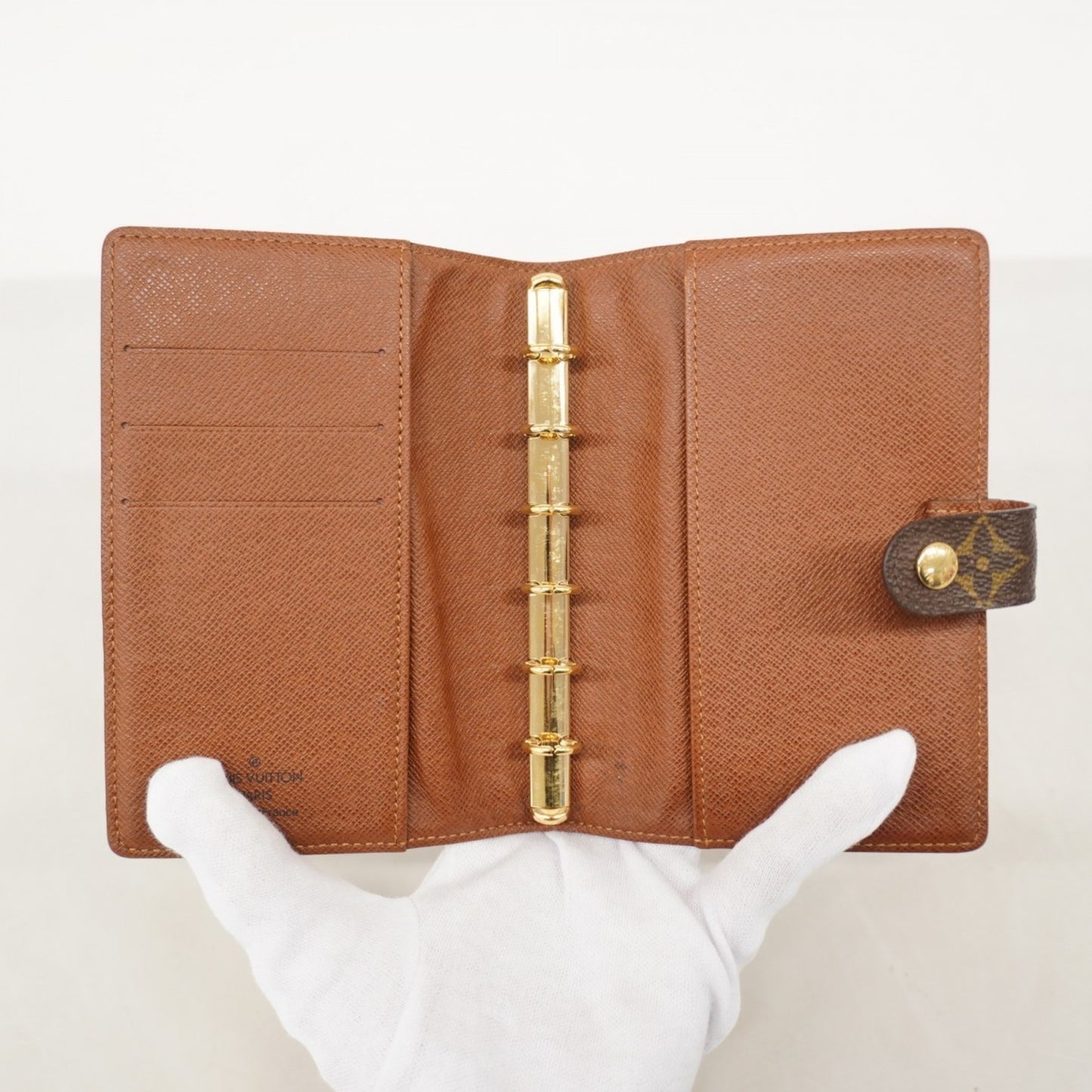 Louis Vuitton Monogram Agenda Pm Planner Cover R20005 Brown