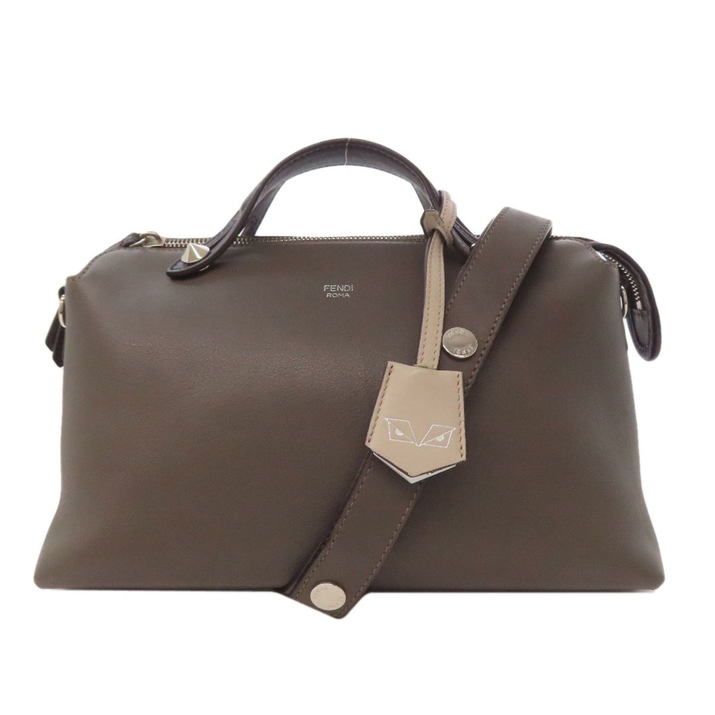 Fendi By The Way Monster Charm 2-Way Handbag In Calfskin