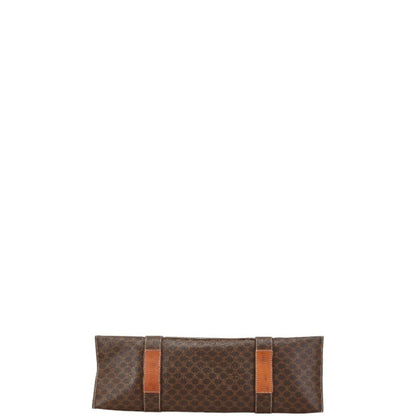 Celine Macadam Handbag Tote Bag Brown Pvc Leather