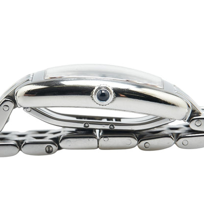 Franck Muller Tono Curvex Watch 1752 Quartz Silver Dial Stainless Steel