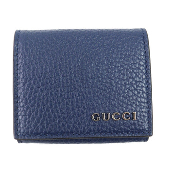 Gucci 771160 Leather Wallet/Coin Purse Compact Wallet With Logo Hardware