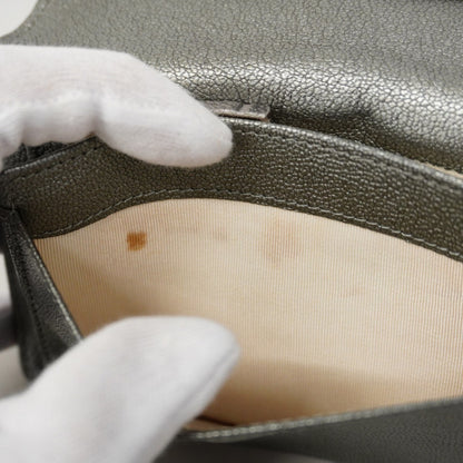 Chanel Long Wallet In Bicolor Caviar Leather