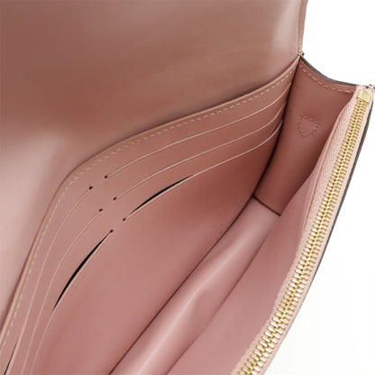 Louis Vuitton Monogram Portefeuille Flore Chain Shoulder Bag/Clutch Bag Rose Ballerine M67405