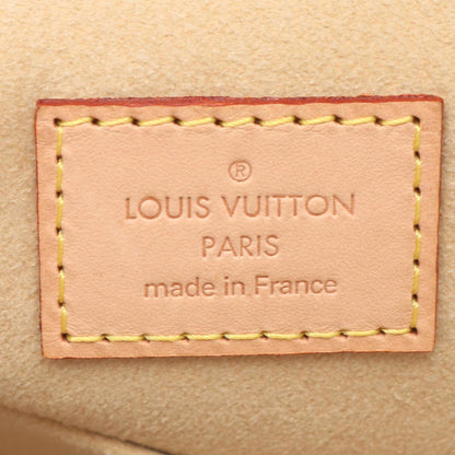 Louis Vuitton Manhattan Pm Handbag Coated Canvas Leather Monogram