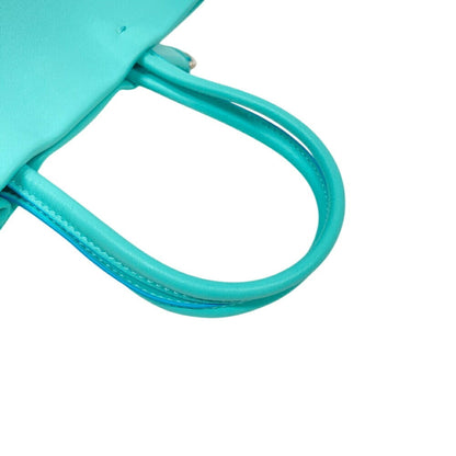 Tiffany&Co. Tiffany Cat Street Shoulder Tote Bag Blue