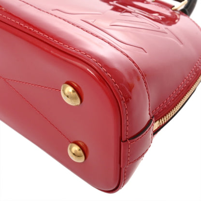 Louis Vuitton Alma Bb Scarlet M91606 Women'S Monogram Canvas Patent Leather Handbag