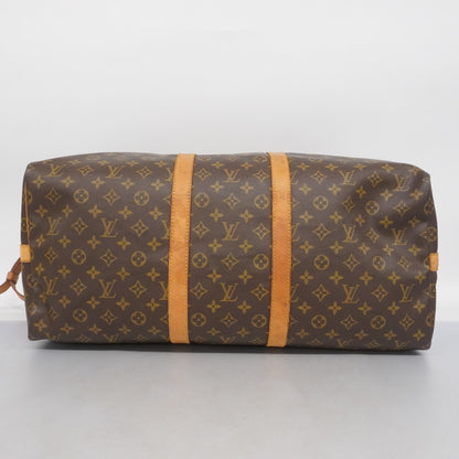 Louis Vuitton Monogram Keepall Bandouliere 55 Boston Bag M41414 Brown
