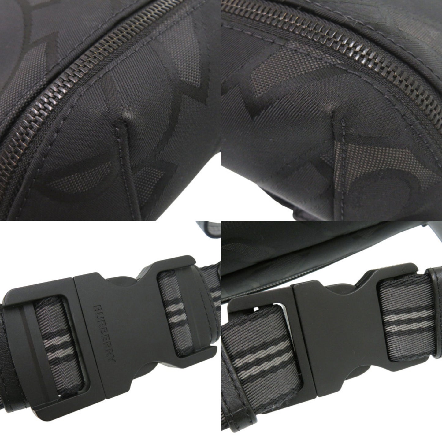 Burberry 8029991 Nylon Black Waist Bag/Body Bag 1005 Burberry