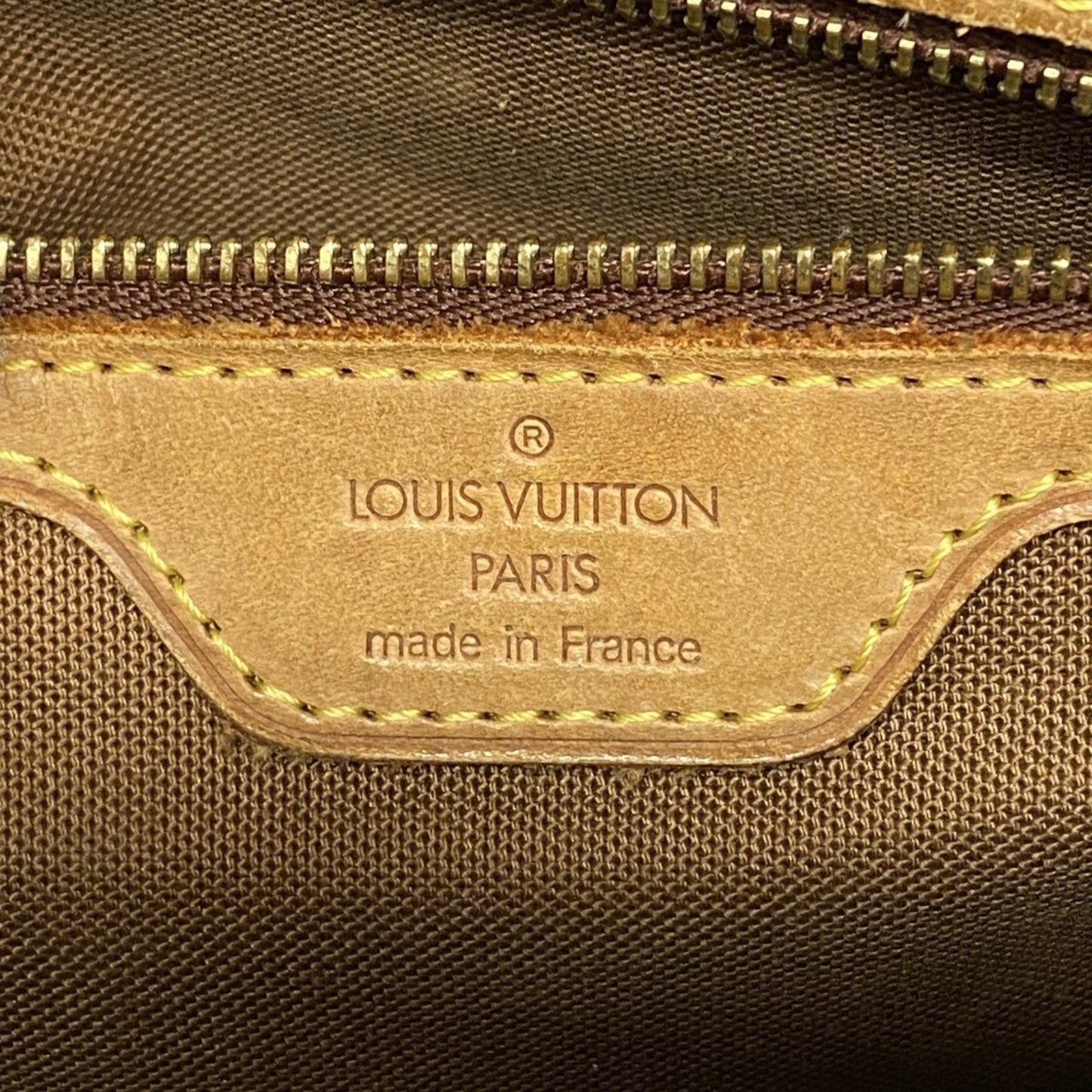 Louis Vuitton Monogram Cabas Piano Tote Bag M51148 Brown