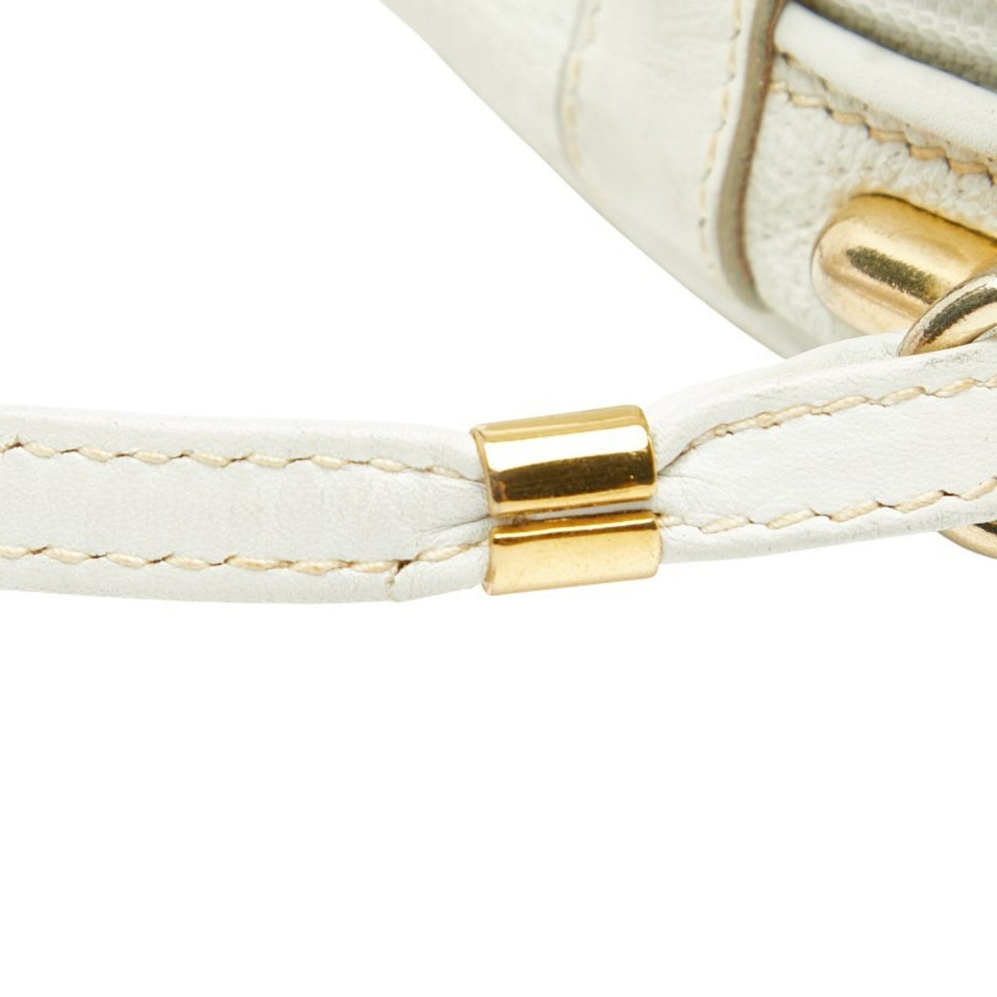 Gucci Old Crossbody Shoulder Bag 007 37 5575 White Leather