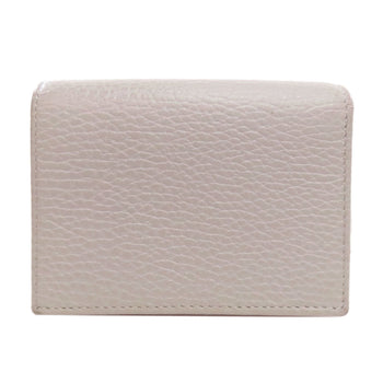 Gucci 456126 Gg Marmont Double G Bifold Wallet In Calfskin Leather