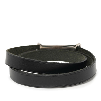 Hermes Herms Api 2 Long Bracelet In Black