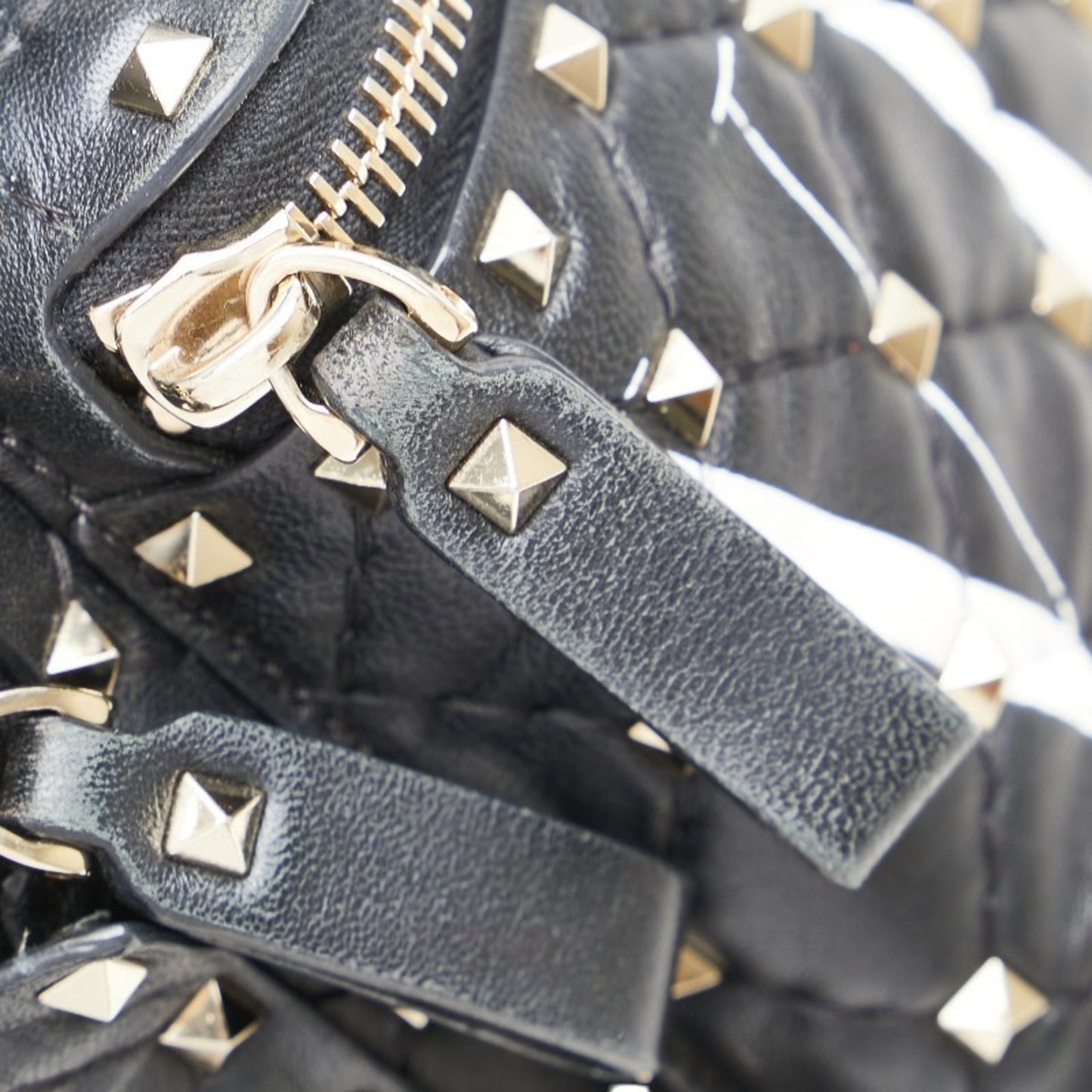 Valentino Rockstud Backpack In Black Leather