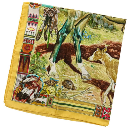 Hermes Carr 90 Les Cheyennes Scarf/Muffler