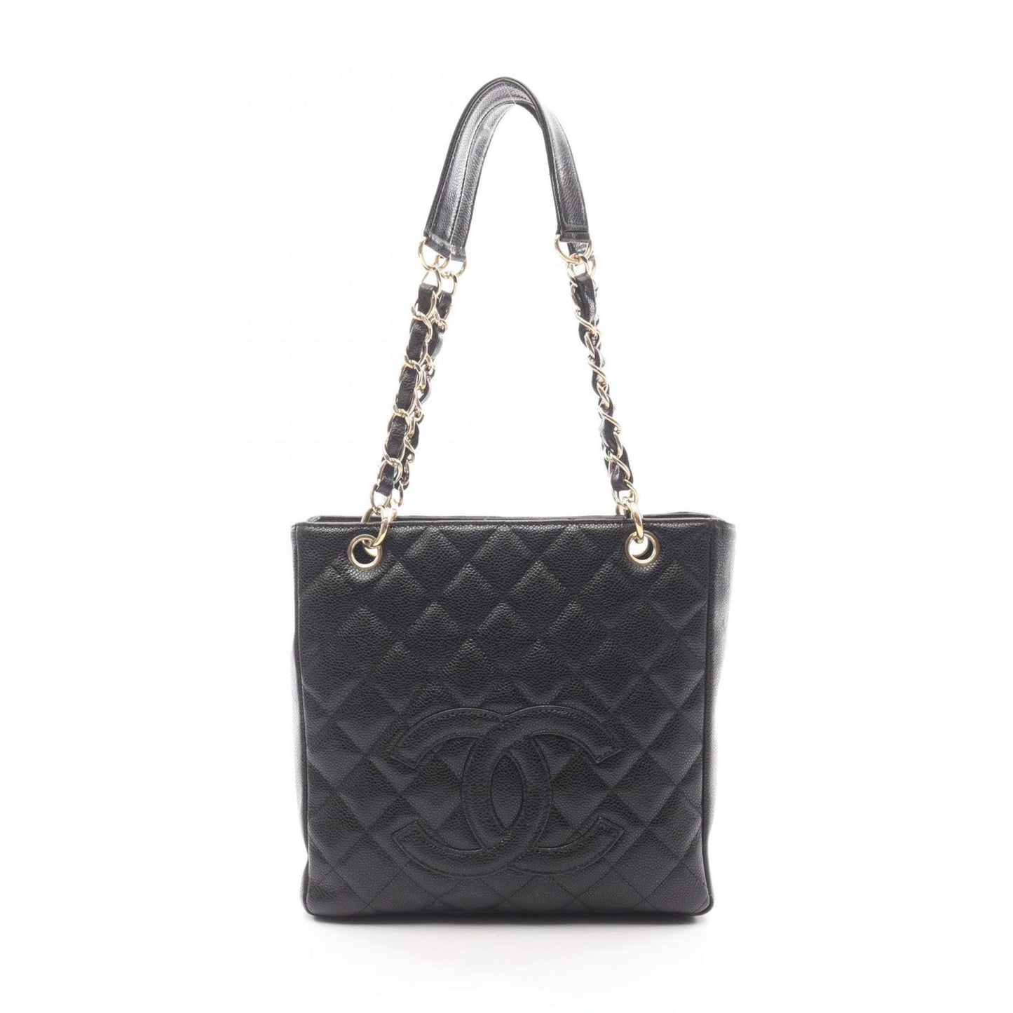 Chanel Matelasse Pst Tote Bag In Grained Calfskin Leather