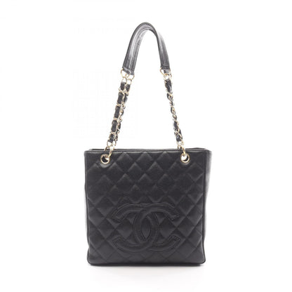 Chanel Matelasse Pst Tote Bag In Grained Calfskin Leather