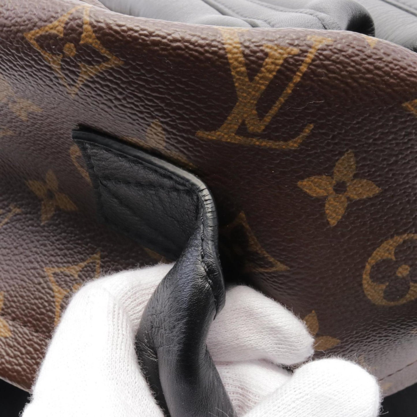 Louis Vuitton Palm Springs Backpack Mm Monogram Rucksack Bag Coated Canvas Leather