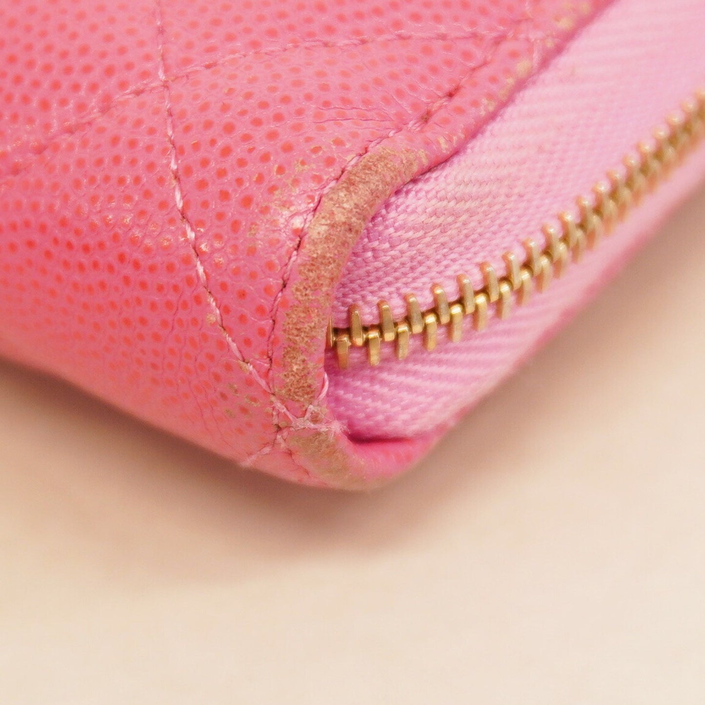 Chanel Matelasse Caviar Leather Long Wallet