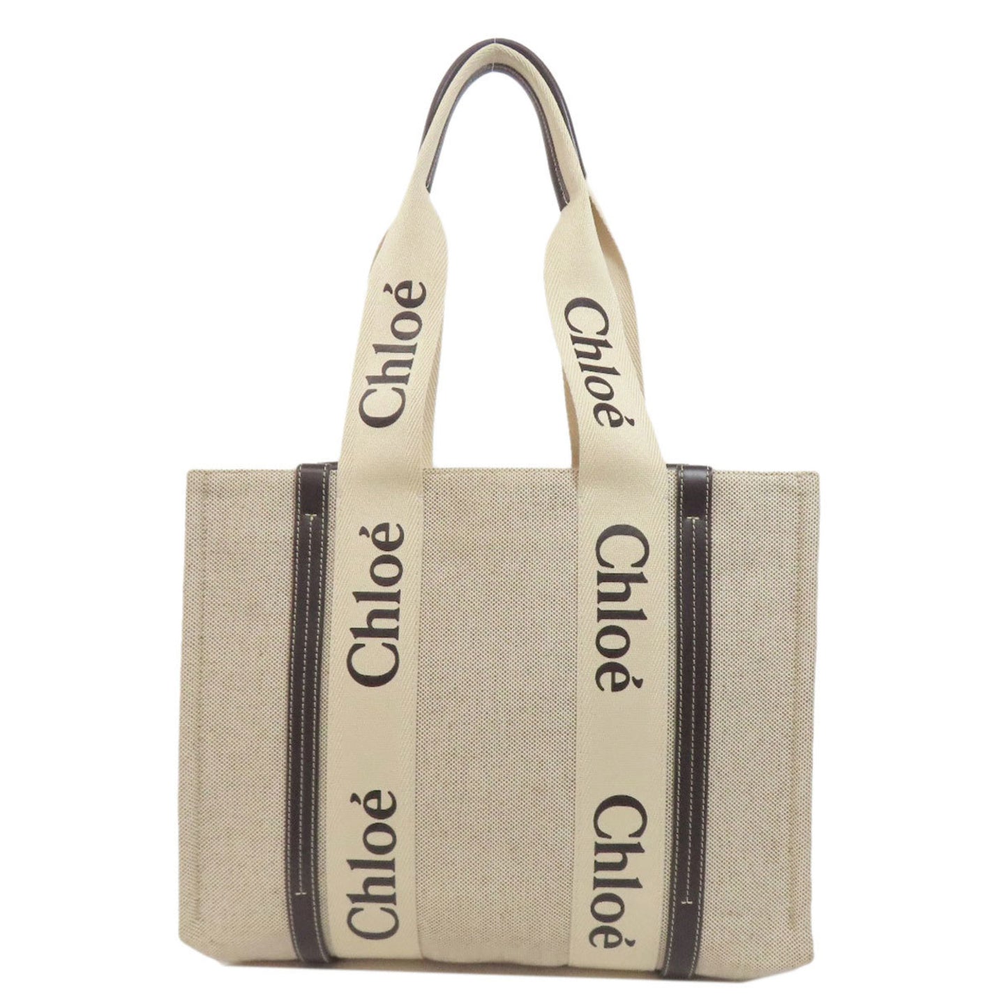 Chlo Chloe Woody Tote Bag Canvas