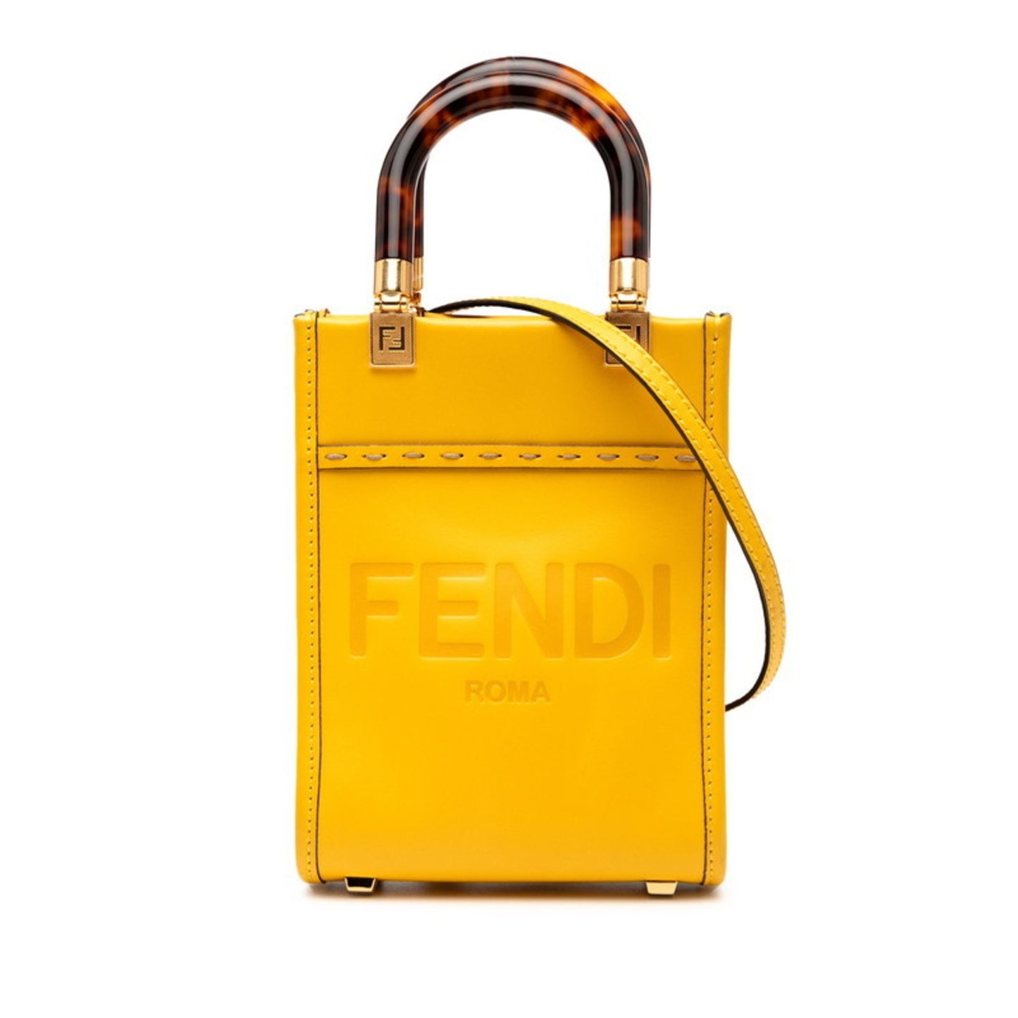 Fendi Sunshine Shopper Mini Tote Bag/Shoulder Bag