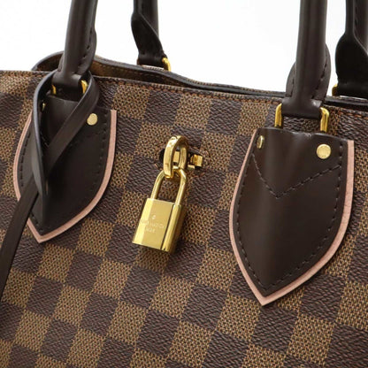 Louis Vuitton Damier Normandy Handbag Shoulder Bag Brown Magnolia Pink N41488