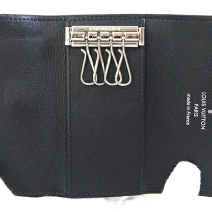 Louis Vuitton 4-Key Case Mahina Multicle 4 Noir Leather Black