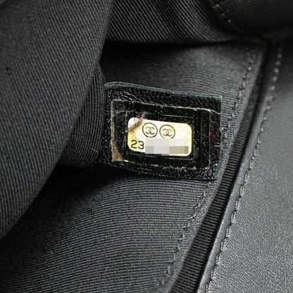 Chanel Boy Chanel 25 Crossbody Chain Shoulder Bag In Black