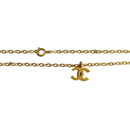 Chanel Vintage Coco Mark Motif Necklace Choker Pendant