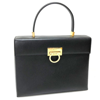Salvatore Ferragamo Bag 2Way Hand Bag Black Goldhardware
