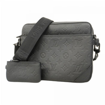 Louis Vuitton Monogram Shadow Trio Shoulder Bag M46602 Noir
