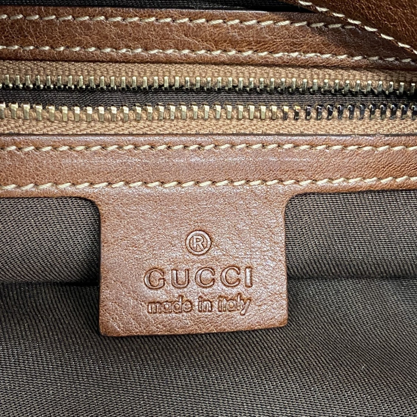 Gucci Gg Canvas Shoulder Bag 203503 Brown