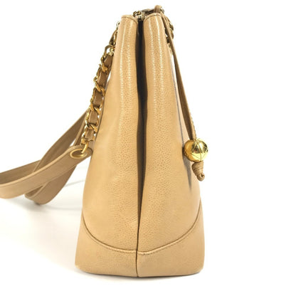 Chanel Vintage Cc Coco Mark Ball Shoulder Tote Bag