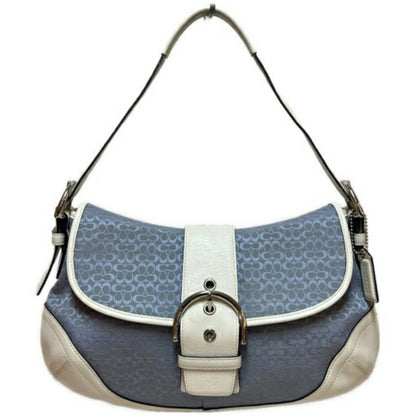 Coach Mini Signature Soho Shoulder Bag 6808 Blue Leather Belt (Item Number: Itttf4Q68Ju6 Rm0208T) -