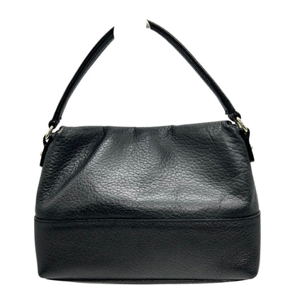 Kate Spade Handbag Shoulder Bag Flap Leather Black