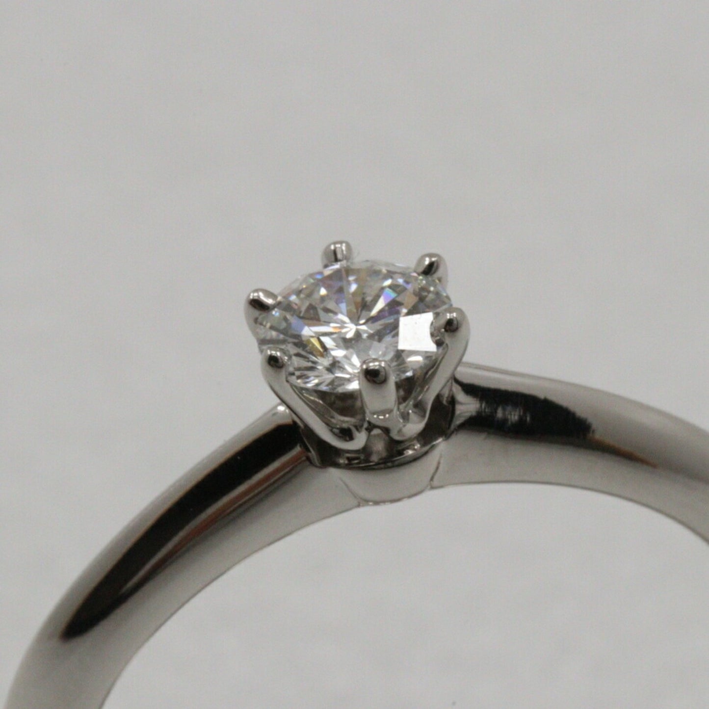 Tiffany & Co. Solitaire Size 9 Ring