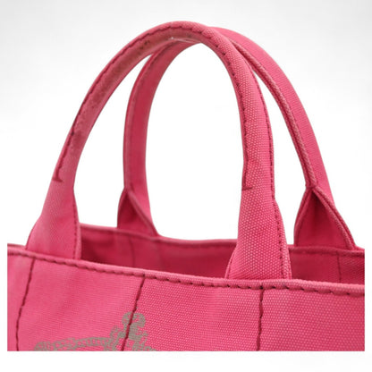 Prada Mini Canapa Denim X Pink Handbag