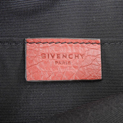 Givenchy Givenchy Clutch Bag Ned0169 Second Leather Red X White Black